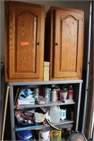 Cabinet & Shelves with Contents