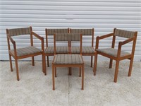 Set of 5 Findahls Mobler Teak Dining Chairs