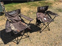 (2) Duck Dynasty Fold Up Chairs