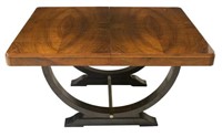 FRENCH ART DECO EXTENSION DINING TABLE