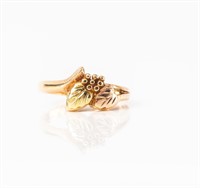 Jewelry 10kt Yellow Gold Black Hills Gold Ring