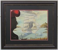 Untitled Sailing Boat Giclee by Salvador Dali