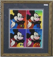 Mickey Mouse Suite of 4 Giclee by Peter Max