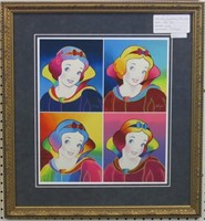 Snow White Suite of 4 Giclee by Peter Max