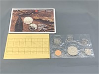 1985 Silver Dollar Voyageur Coin Set