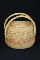 Vintage African Handled Basket