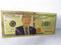 NEW NOVELTY $ 1000 TRUMP BILL