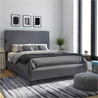 Upholstered Bed with Chic Design