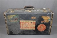 Vintage Suitcase with Travel Labels