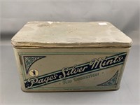 Pages Silver Mints Tin