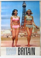1967 Travel Poster - Blackpool, England