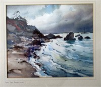John Hare Watercolour - Cape Cod Shoreline