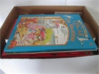 B.BOX FULL OF VINTAGE MOSTLY CHILDRENS BOOKS