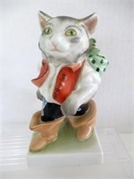 Vintage Herend Hungary Puss in Boots Figurine