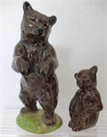 Beswick Brown Bear 1314 and Cub 1315.