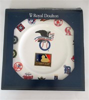 Royal Doulton AL Baseball 125 Anniversary Plate