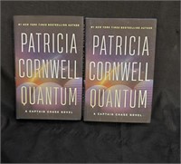 Patricia Cornwell, Quantum ×2, hardcover books.