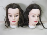 2 Cosmetology Hairkins Jennifer Mannequin Heads