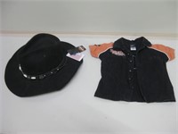 Size 2T HD Kid's Shirt & NWT Harley Hat - Medium