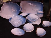 17 pieces of Bing & Grondahl china, mostly Seagull