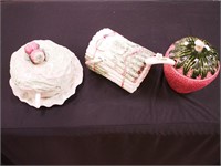 Three contemporary soup tureens with