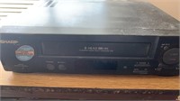 Sharp VHS Player w Remote