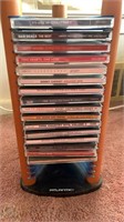 CD Holder w Assorted CDs - all match case