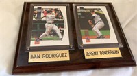 05 Detroit Tigers Framed Rodriguez and Bonderman
