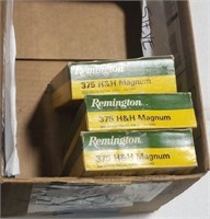 3 Boxes 375 H&H Magnum Ammunition