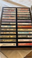 Kenny Rogers and Assorted Country Cassette Tapes