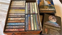 Assorted Cassette Tapes- all match case