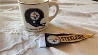 Steelers Mug and Small Pennant