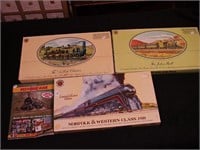 Three Bachmann replicas of historic trains