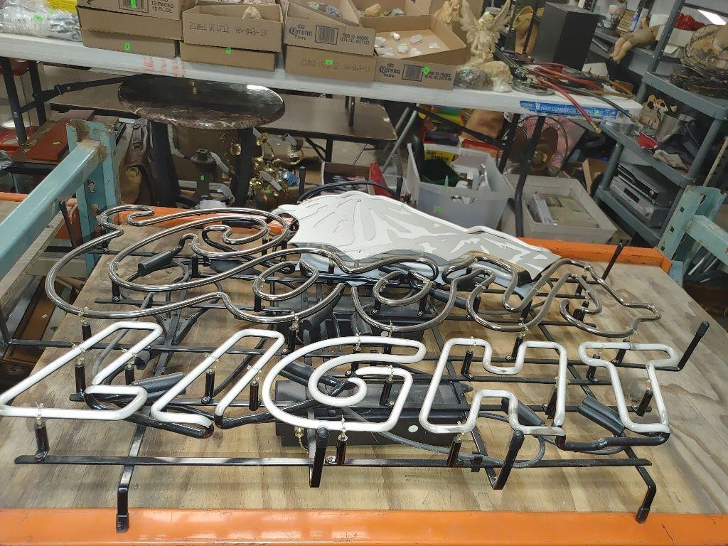 Weekly auction 4/15  NEONS,COINS,FOOD,ESTATE ITEMS