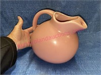 Old USA pink water pitcher (7in tall)