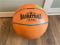 Vintage basketball piggy bank