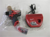 New Milwaukee 1/2" Hammer Drill, Charger & Battery