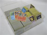 11"x 8"x 3.5" Container Of Pokeman Collector Cards