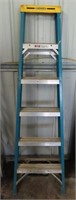 6' WERNER FIBERGLASS STEP LADDER