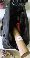 Black & Decker Tool bag with assorted hand tools