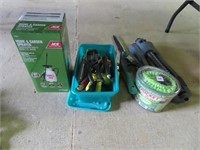 Assortment of Garden Tools, Sprayer, Pocket Hose,