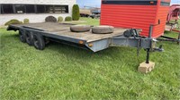 Tri Axle Trailer w/Bumper Hitch