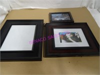 LOT, 5 WOODEN PIC FRAMES

2 - 14.5"X12.5"
2 -