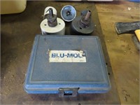 Blu-Mol Hole Saw Kit and Assortment of hole saws
