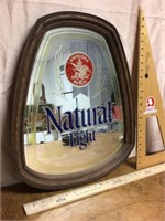 Natural light beer mirror