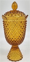 Vintage Fenton Hobnail Apothecary Jar