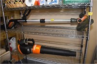 WORX CORDLESS TRIMMERS & BLOWER