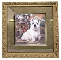 Framed Dog Portrait Art Print