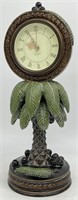 Palm Tree Quarts Clock