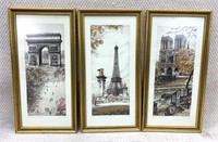 3pc Parisian Art Prints